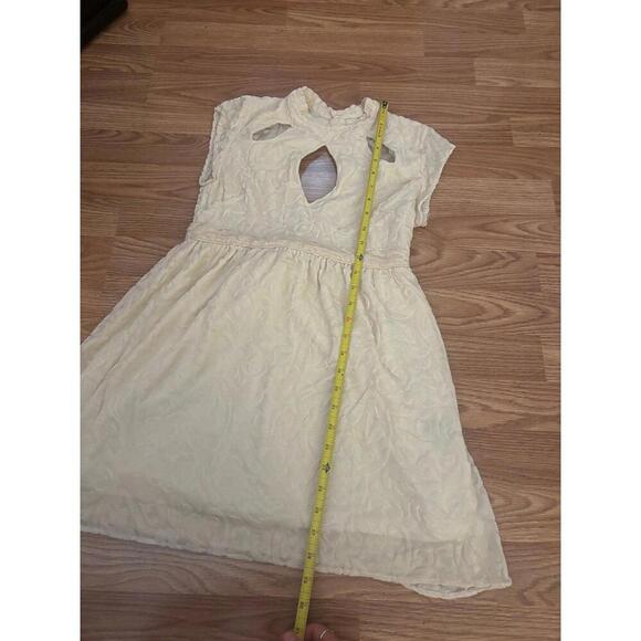 Free People X Lindsey Thornburg Cutout Velvet Dress Size 4 - Picture 3 of 9